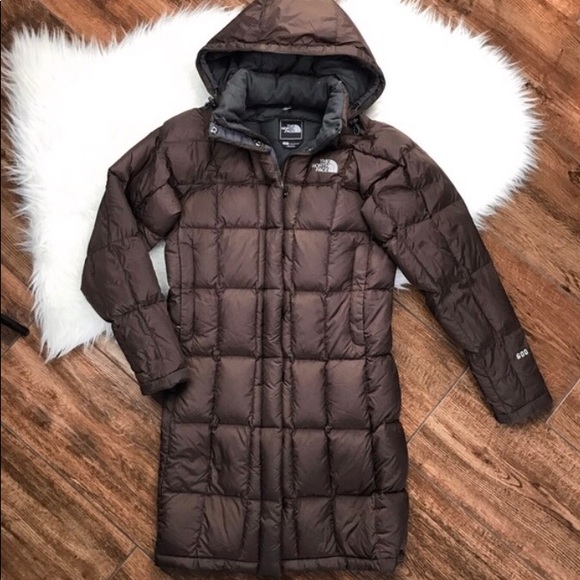 The North Face Jackets & Blazers - The North Face • 600 Brown Hooded Down Jacket Coat